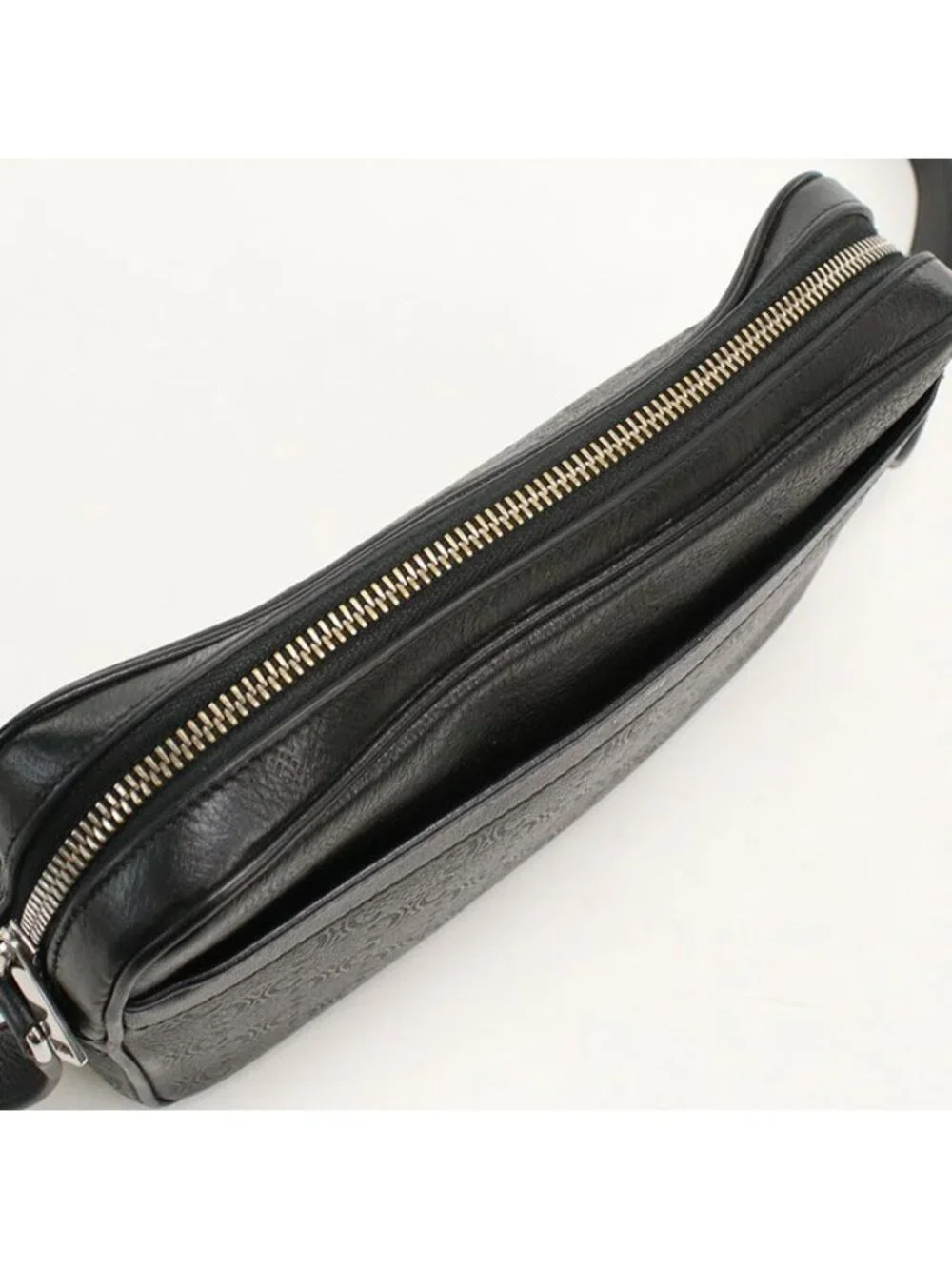 Celine Messenger Bag Embossed Triomphe Crossbody Calf